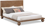 Kent Queen Bed (3 Boxes) Brown - Gate FurnitureQueen Bed