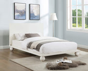 Kent Queen Bed (3 Boxes) Cream - Gate FurnitureQueen Bed