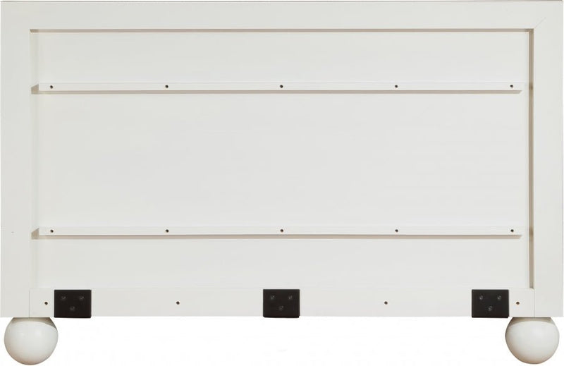 Kent Queen Bed (3 Boxes) Cream - Gate FurnitureQueen Bed