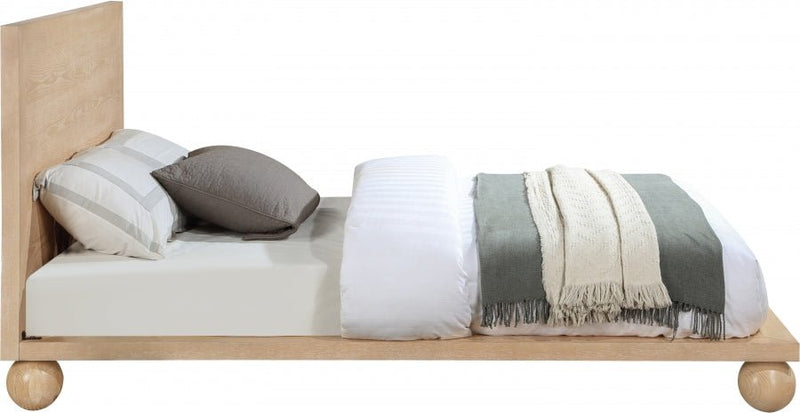 Kent Queen Bed (3 Boxes) Natural - Gate FurnitureQueen Bed