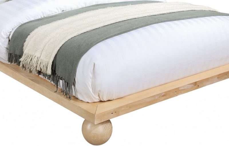Kent Queen Bed (3 Boxes) Natural - Gate FurnitureQueen Bed