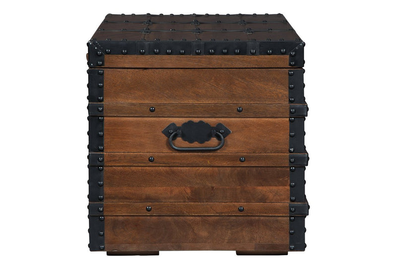Kettleby Brown Storage Trunk - Gate FurnitureTrunk