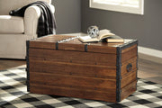 Kettleby Brown Storage Trunk - Gate FurnitureTrunk
