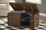 Kettleby Brown Storage Trunk - Gate FurnitureTrunk