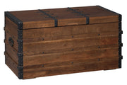 Kettleby Brown Storage Trunk - Gate FurnitureTrunk