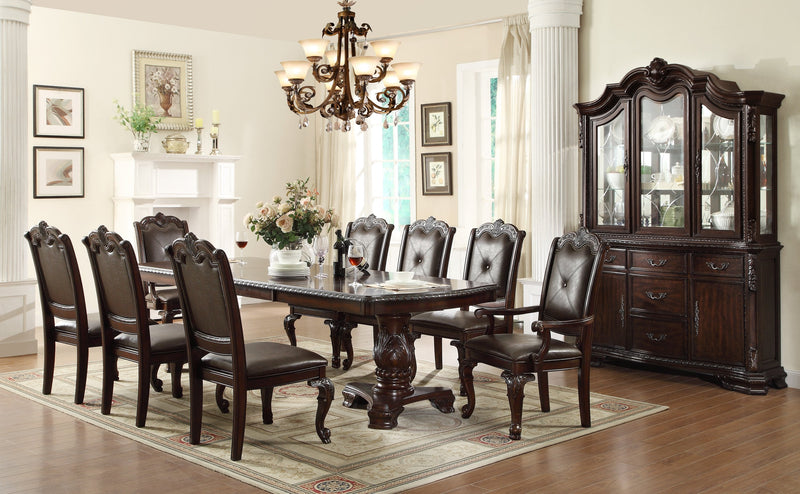 Kiera Brown Formal Dining Table - Gate FurnitureDining Table