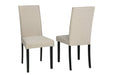 Kimonte Dark Brown/Beige Dining Chair (Set of 2) - D250-05 - Gate Furniture