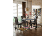 Kimonte Dark Brown Dining Chair (Set of 2) - Gate FurnitureDining Chair