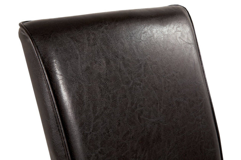 Kimonte Dark Brown Dining Chair (Set of 2) - Gate FurnitureDining Chair