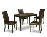 Kimonte Dark Brown Dining Room Set - Gate FurnitureDining Room Set