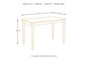 Kimonte Dark Brown Dining Table - Gate FurnitureDining Table