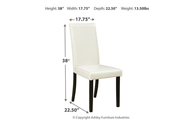 Kimonte Ivory Dining Chair (Set of 2) - Gate FurnitureDining Chair