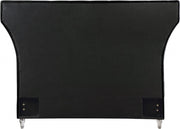 Kira Velvet Queen Bed Black - Gate FurnitureQueen Bed