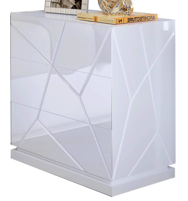 Kiu 3 Drawers High N/S - i31933 - Gate Furniture