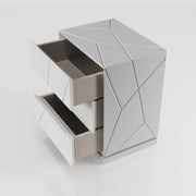 Kiu 3 Drawers High N/S - Gate FurnitureNightstand