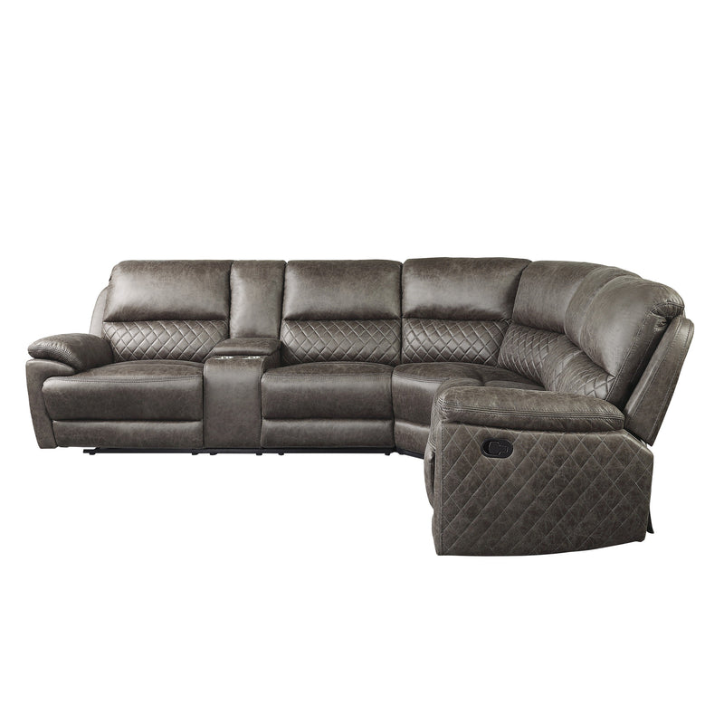Knoxville Brown LAF Reclining Sectional - Gate FurnitureSectional
