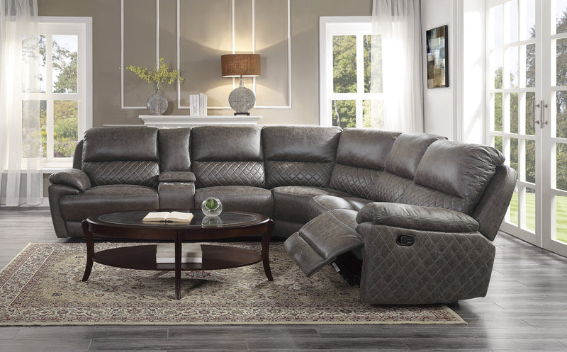Knoxville Brown LAF Reclining Sectional - Gate FurnitureSectional