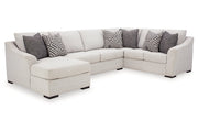 Koralynn Stone 3 - Piece LAF Chaise Sectional - Gate FurnitureSectional