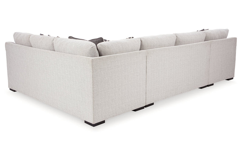 Koralynn Stone 3 - Piece LAF Chaise Sectional - Gate FurnitureSectional