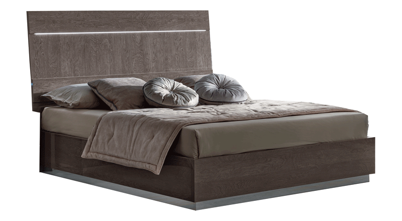 Kroma Silver Bed Queen - Gate Furniture