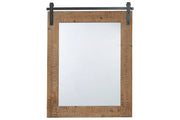 Lanie Antique Brown Accent Mirror - Gate FurnitureOther Products