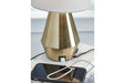Lanry Brass Finish Table Lamp - L204404 - Gate Furniture