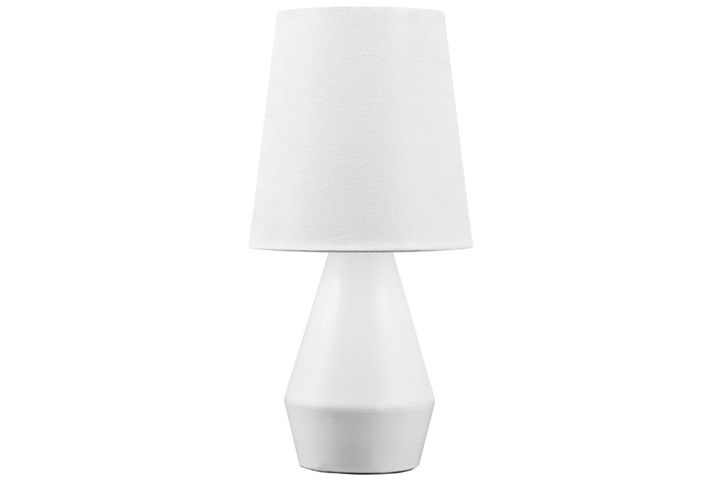 Lanry White Table Lamp - L204384 - Gate Furniture