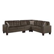 Lantana Chocolate Reversible Sectional - Gate FurnitureSectional