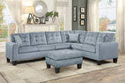 Lantana Gray Reversible Sectional - Gate FurnitureSectional