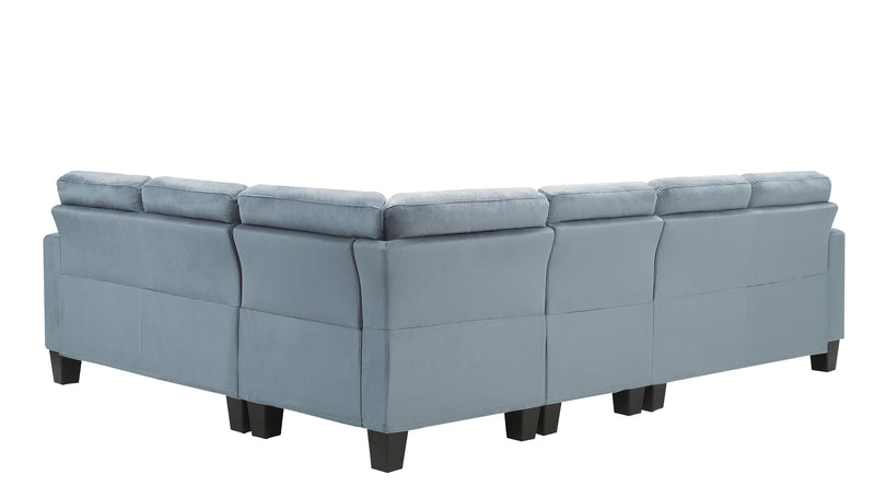 Lantana New Gray Reversible Sectional - Gate FurnitureSectional