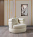 Larissa Ivory Boucle Accent Chair - LARISSAIVORY-CHAIR