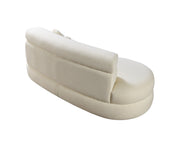 Larissa Ivory Boucle Loveseat - Gate FurnitureLoveseat