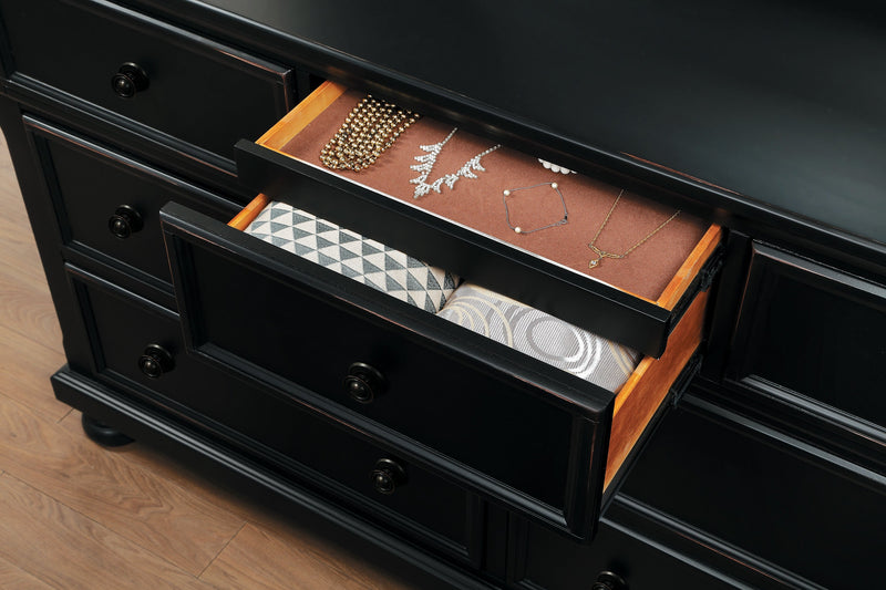 Laurelin Black Sleigh Storage Platform Bedroom Set - Gate FurnitureBedroom Set