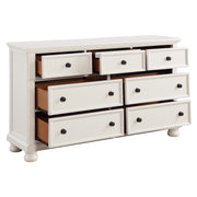 Laurelin White Sleigh Storage Platform Bedroom Set - Gate FurnitureBedroom Set