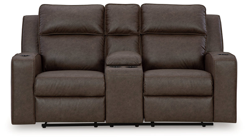 Lavenhorne Reclining Loveseat with Console - Gate FurnitureLoveseat