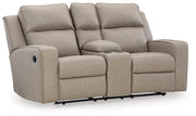 Lavenhorne Reclining Loveseat with Console - Gate FurnitureLoveseat