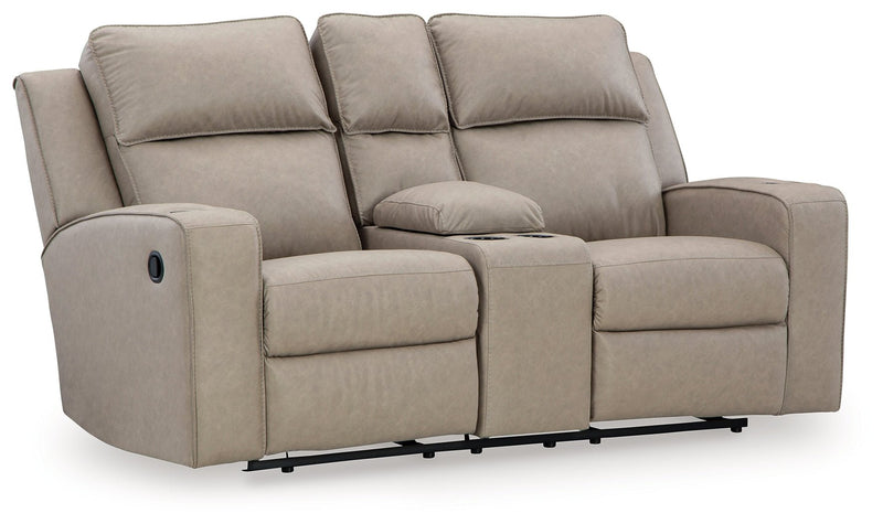 Lavenhorne Reclining Loveseat with Console - Gate FurnitureLoveseat