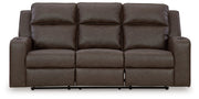 Lavenhorne Reclining Sofa with Drop Down Table - Gate FurnitureReclining Sofa