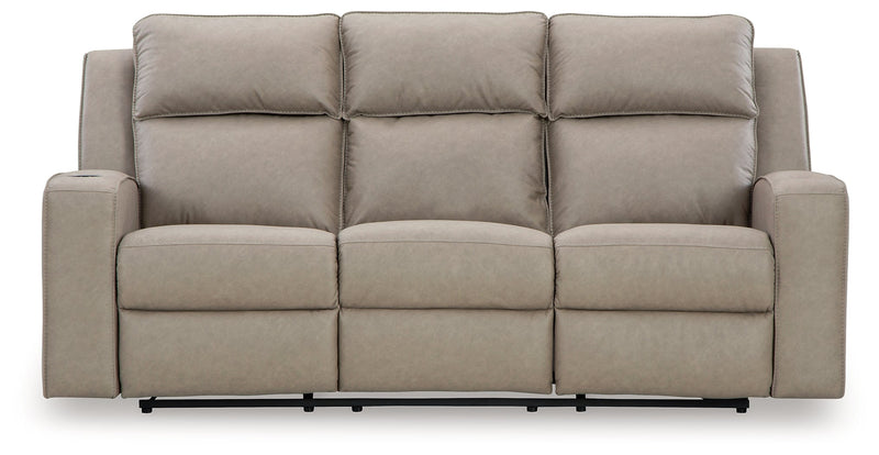 Lavenhorne Reclining Sofa with Drop Down Table - Gate FurnitureReclining Sofa