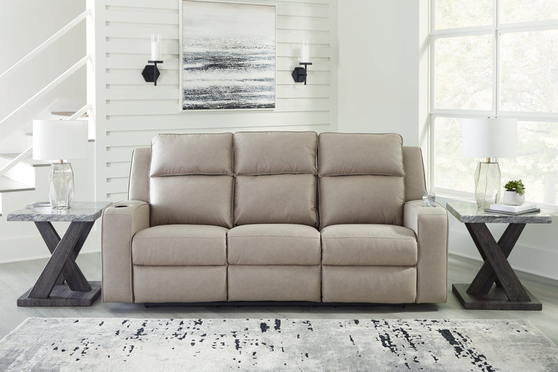 Lavenhorne Reclining Sofa with Drop Down Table - Gate FurnitureReclining Sofa