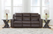 Lavenhorne Reclining Sofa with Drop Down Table - Gate FurnitureReclining Sofa