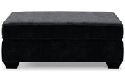 Lavernett Charcoal Oversized Accent Ottoman - Gate FurnitureOttoman