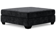 Lavernett Charcoal Oversized Accent Ottoman - Gate FurnitureOttoman