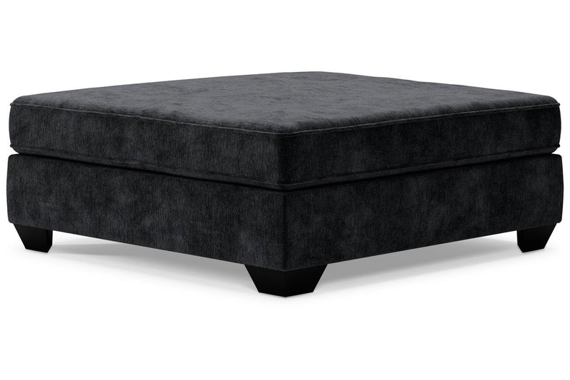 Lavernett Charcoal Oversized Accent Ottoman - Gate FurnitureOttoman