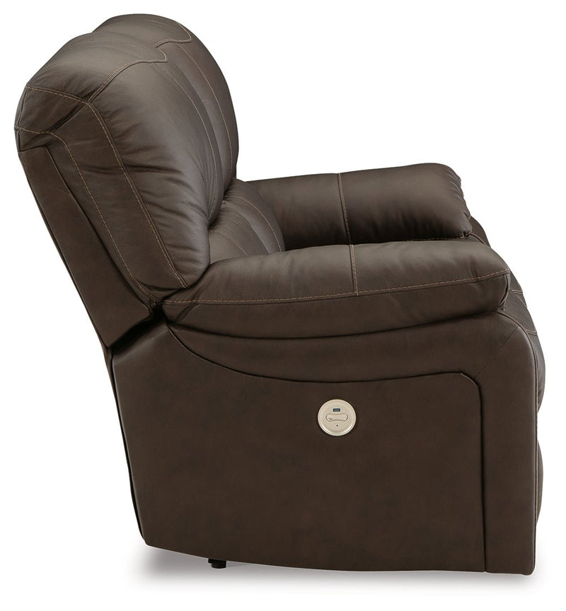 Leesworth Power Reclining Loveseat - Gate FurniturePower Reclining Loveseat