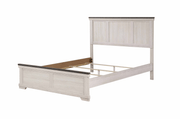 Leighton Cream/Brown King Panel Bed - Gate FurnitureKing Bed