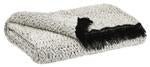 Leonita Black/White Throw - Gate FurnitureThrow