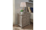 Lettner Light Gray Nightstand - Gate FurnitureNightstand