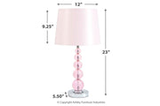 Letty Pink Table Lamp - Gate FurnitureTable Lamp Youth