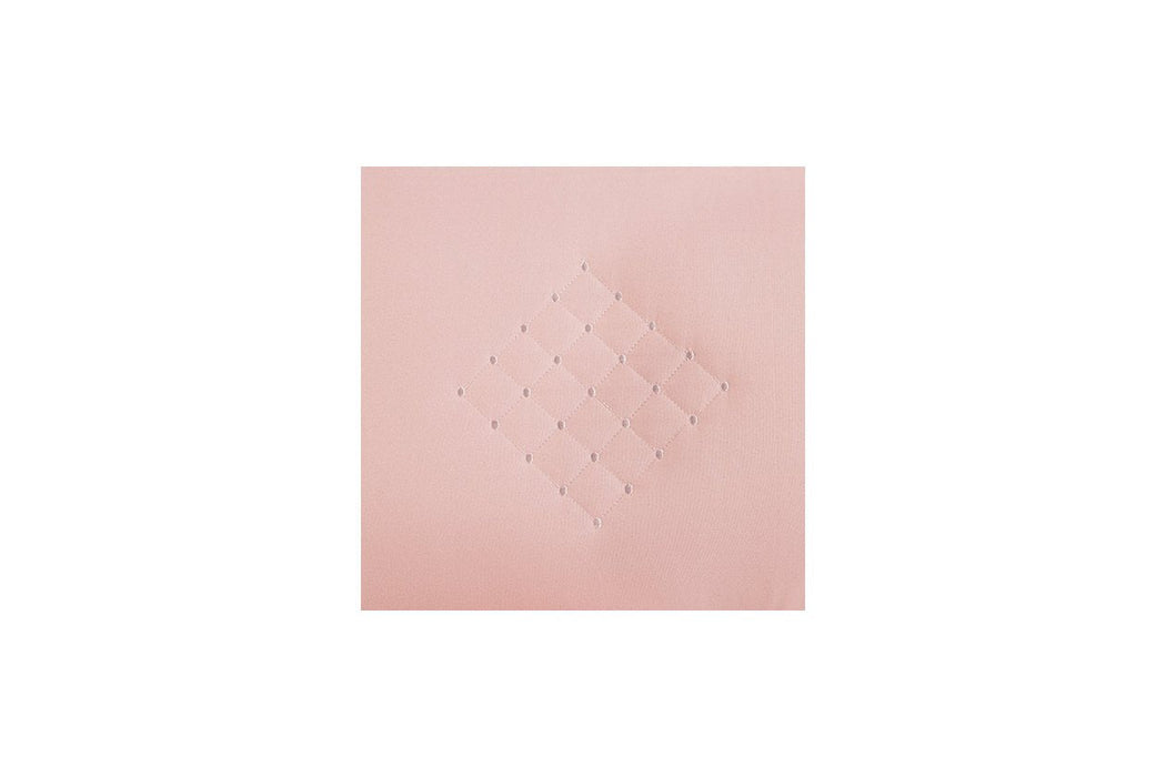 Lexann Pink/White/Gray Full Comforter Set - Q901003F - Gate Furniture